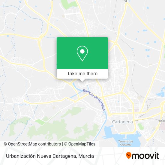 Urbanización Nueva Cartagena map