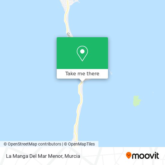 La Manga Del Mar Menor map