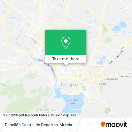 Pabellón Central de Deportes map
