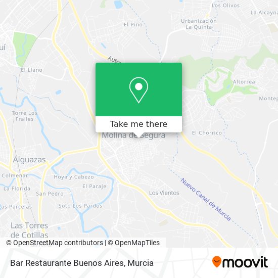 Bar Restaurante Buenos Aires map
