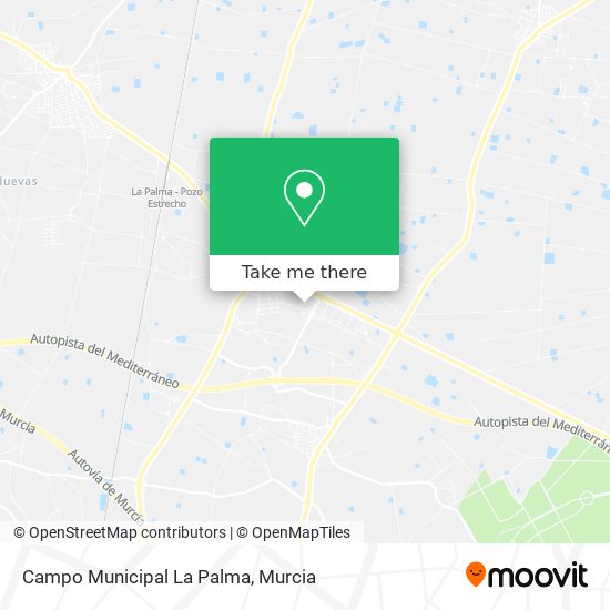 Campo Municipal La Palma map