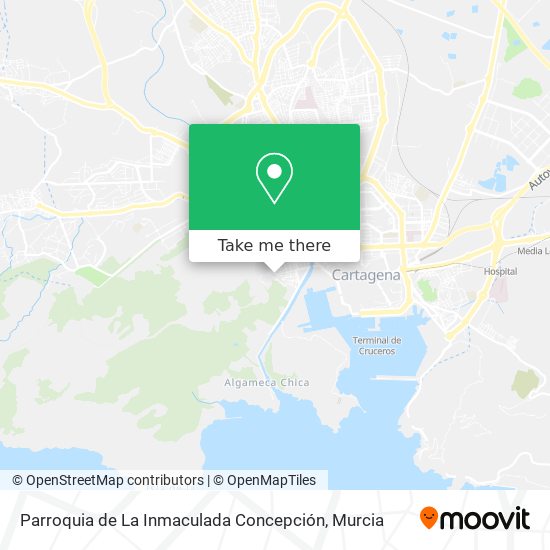 mapa Parroquia de La Inmaculada Concepción