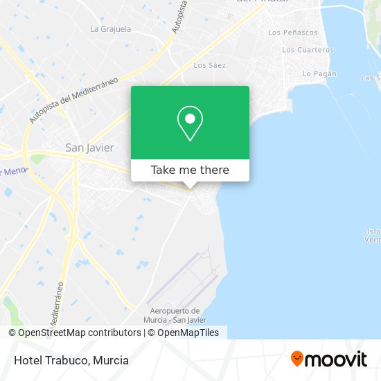 Hotel Trabuco map