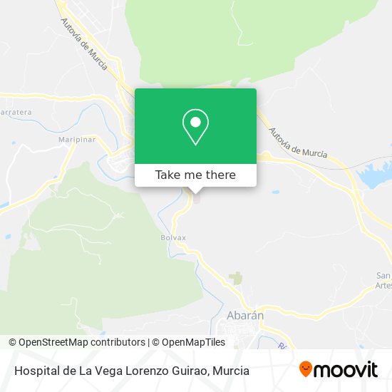 Hospital de La Vega Lorenzo Guirao map
