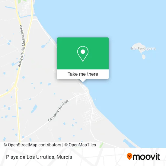 Playa de Los Urrutias map