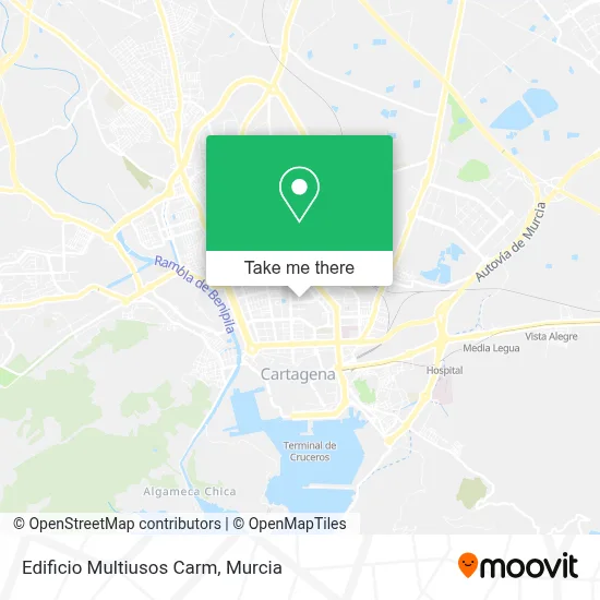 Edificio Multiusos Carm map