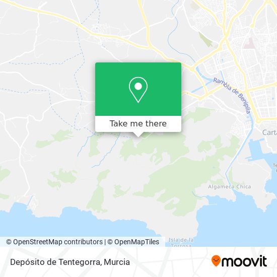 mapa Depósito de Tentegorra