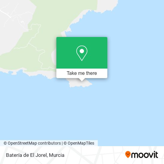 Batería de El Jorel map