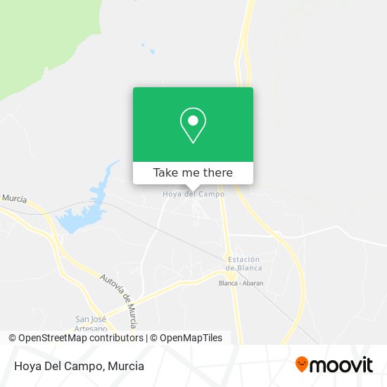 Hoya Del Campo map