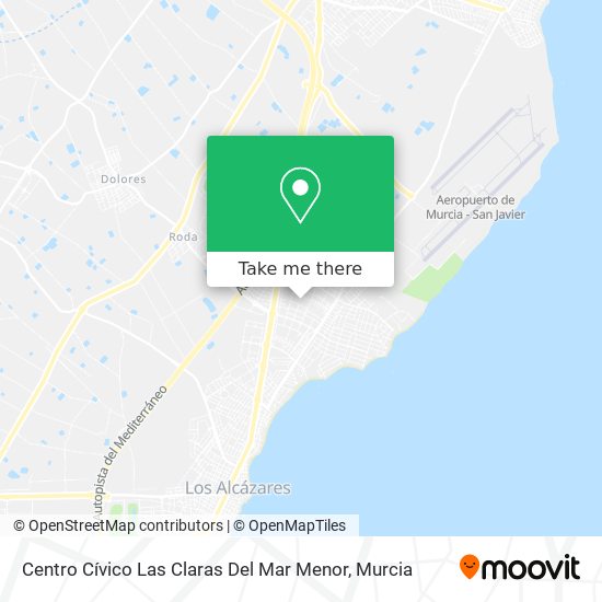 Centro Cívico Las Claras Del Mar Menor map