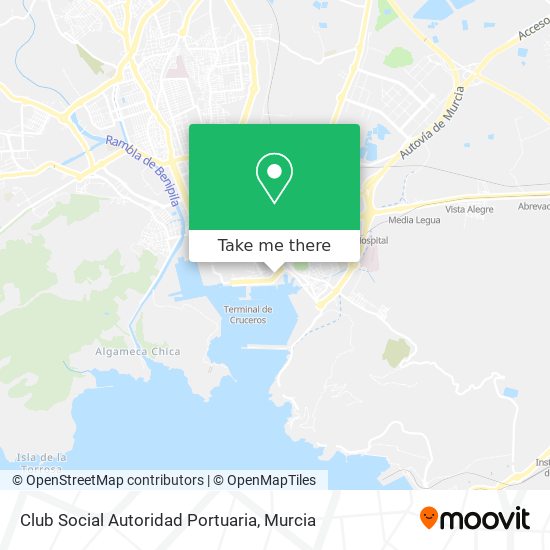 mapa Club Social Autoridad Portuaria