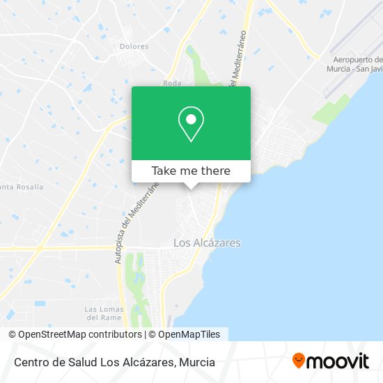 Centro de Salud Los Alcázares map