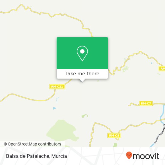 Balsa de Patalache map