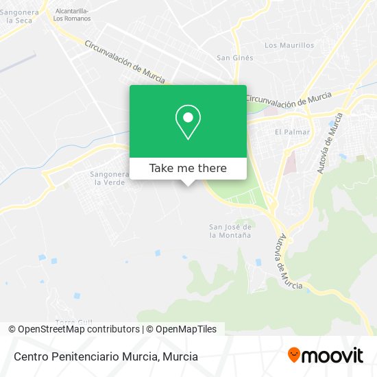 Centro Penitenciario Murcia map