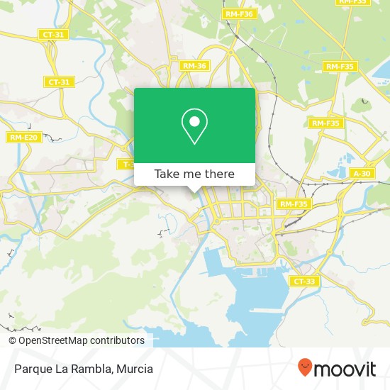 Parque La Rambla map
