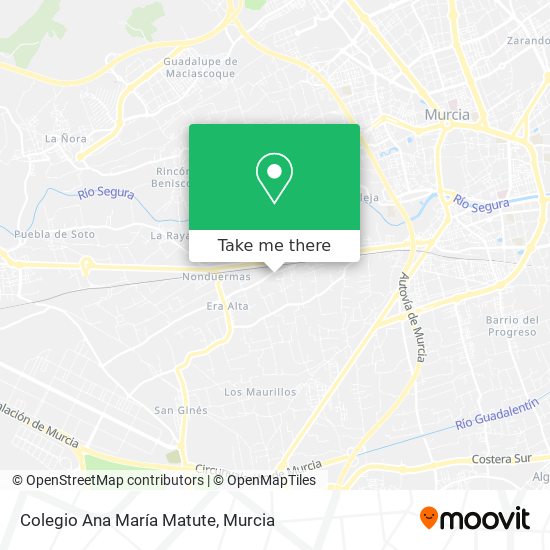 mapa Colegio Ana María Matute
