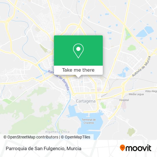 Parroquia de San Fulgencio map