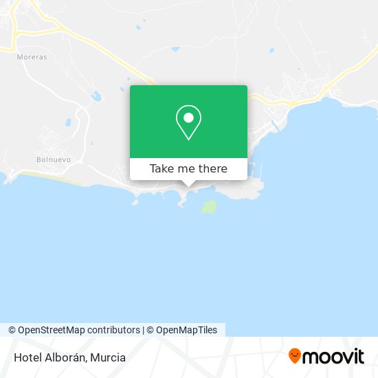 Hotel Alborán map