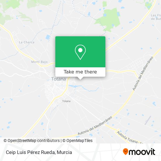 Ceip Luis Pérez Rueda map