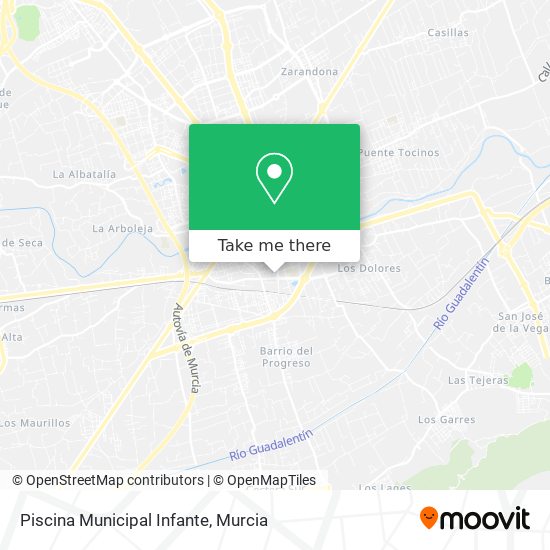 Piscina Municipal Infante map