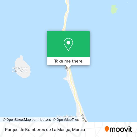 Parque de Bomberos de La Manga map