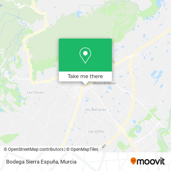 Bodega Sierra Espuña map