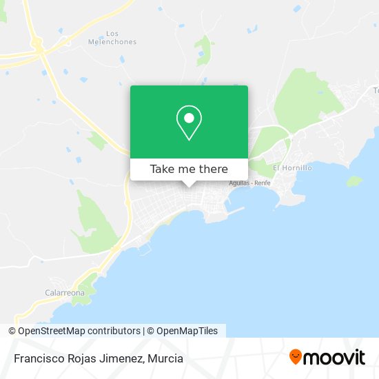Francisco Rojas Jimenez map