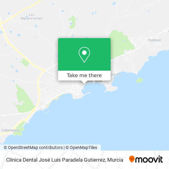 Clínica Dental José Luís Paradela Gutierrez map