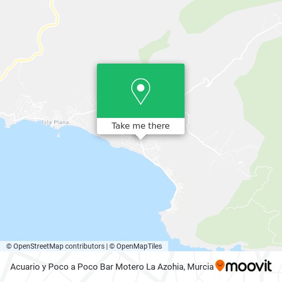 Acuario y Poco a Poco Bar Motero La Azohia map