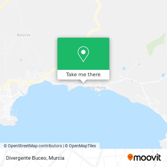 Divergente Buceo map