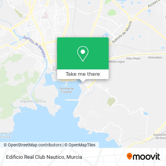 Edificio Real Club Nautico map