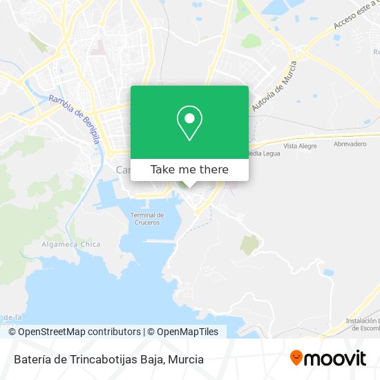 Batería de Trincabotijas Baja map