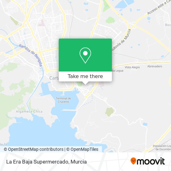 La Era Baja Supermercado map