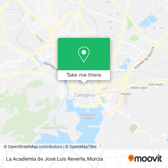 La Academia de José Luis Reverte map