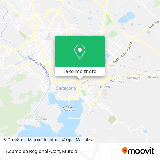 Asamblea Regional -Cart map