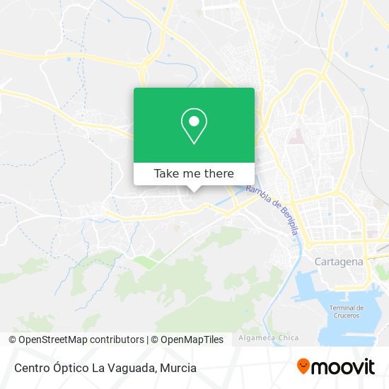 mapa Centro Óptico La Vaguada