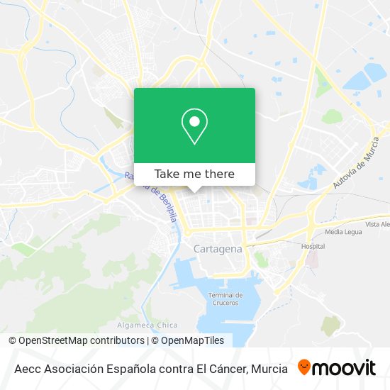 Aecc Asociación Española contra El Cáncer map