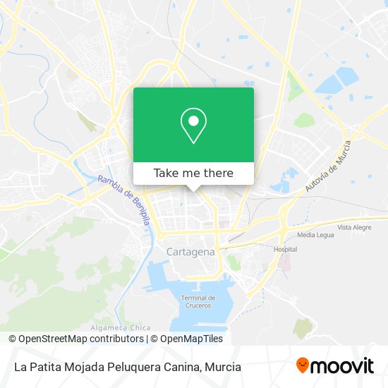 La Patita Mojada Peluquera Canina map