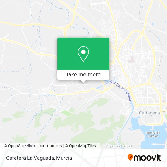 mapa Cafetera La Vaguada