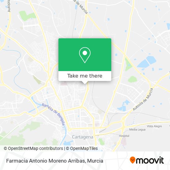 Farmacia Antonio Moreno Arribas map