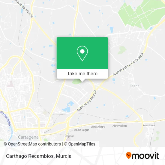 Carthago Recambios map