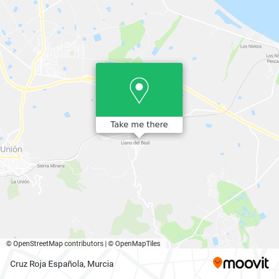Cruz Roja Española map