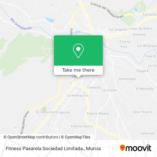 mapa Fitness Pasarela Sociedad Limitada.