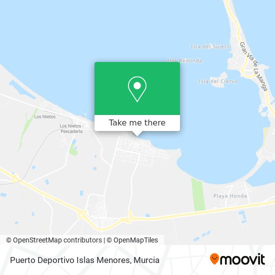 Puerto Deportivo Islas Menores map