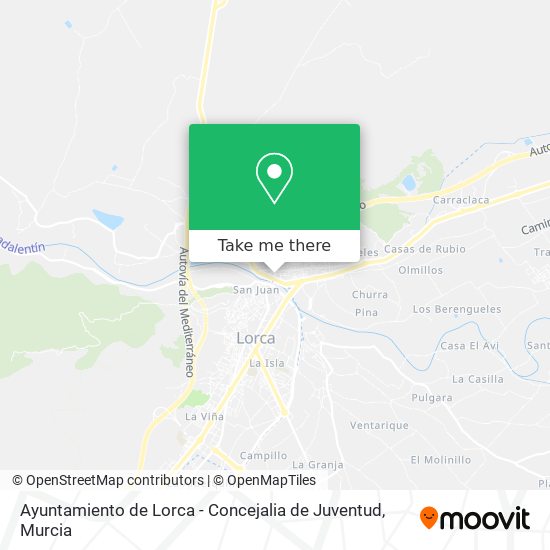 Ayuntamiento de Lorca - Concejalia de Juventud map