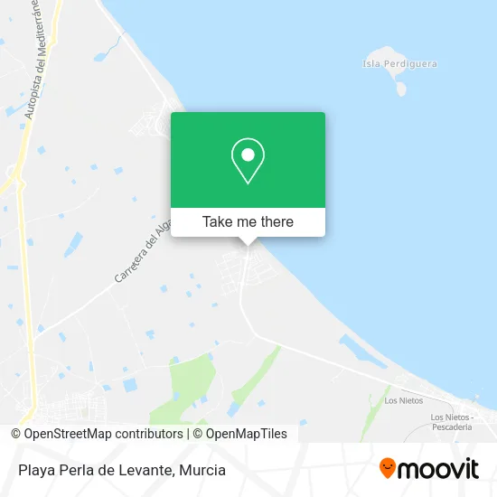 Playa Perla de Levante map