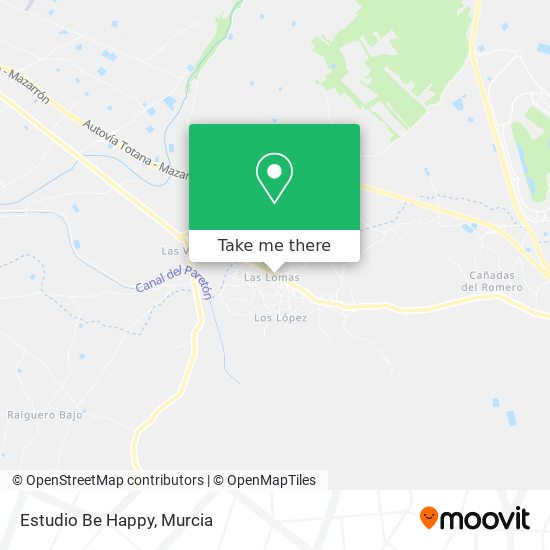 Estudio Be Happy map