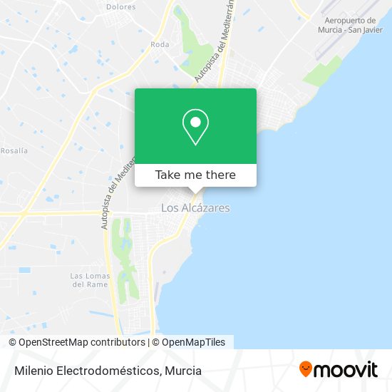 Milenio Electrodomésticos map