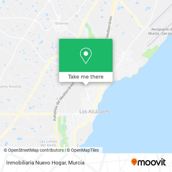 Inmobiliaria Nuevo Hogar map