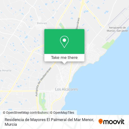 Residencia de Mayores El Palmeral del Mar Menor map